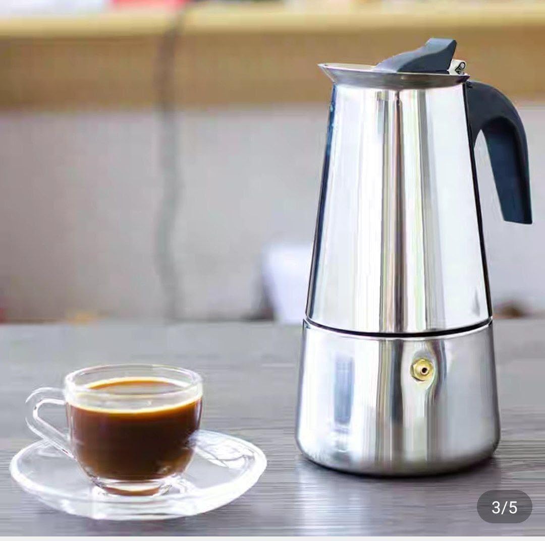 كنكة تحضير قهوة إسبريسو على النار – 4 كوب