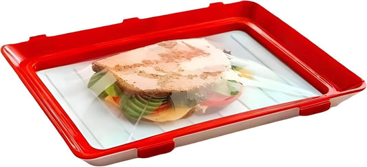 صينية حفظ طعام وفواكه بغطاء محكم