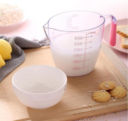 طقم دورق معيار أكريلك 3 قطع – ألوان مقابض سيليكون