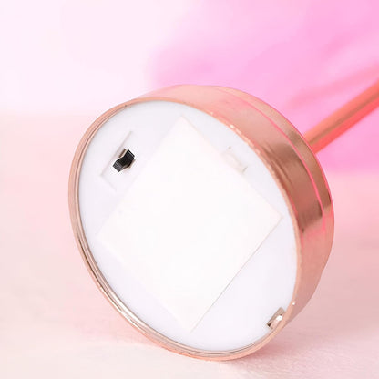 أباجورة على شكل ريش بإضاءة ليلية ناعمة – تصميم أنيق لغرف النوم