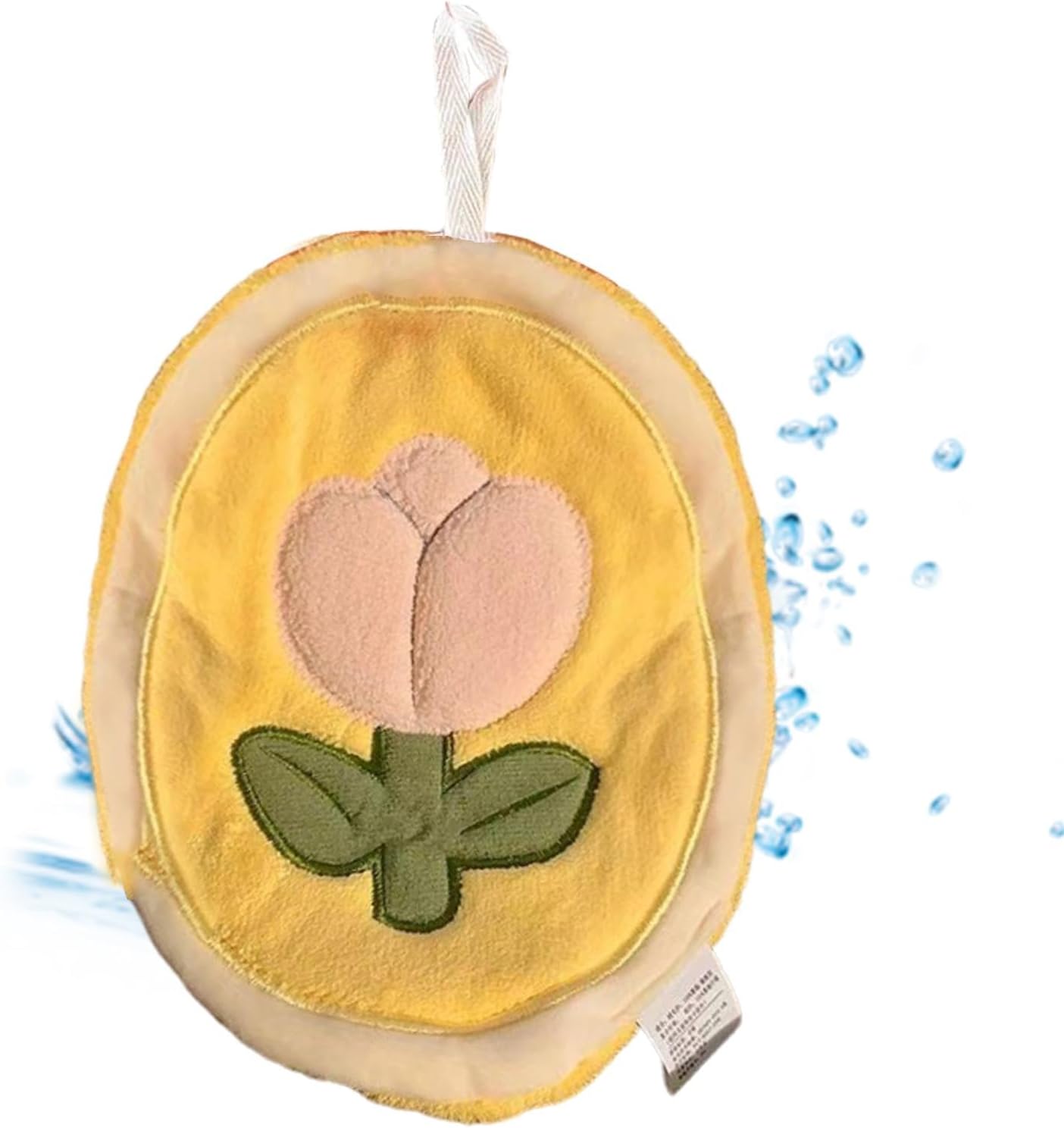 منشفة يد ماصة سريعة الجفاف بتصميم زهري – مناسبة للمطبخ والحمام