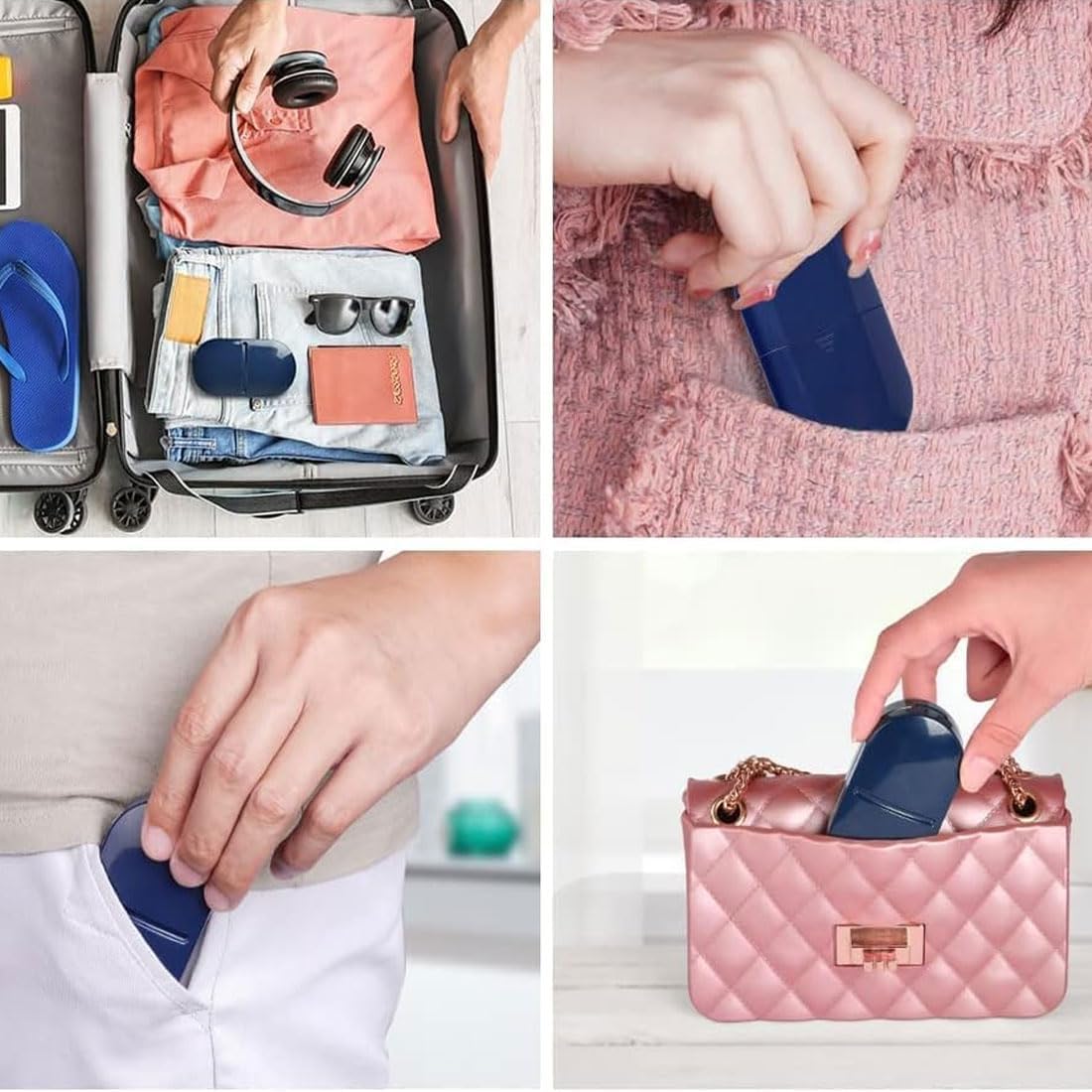 قطّاعة وحافظة حبوب الدواء المحمولة – بتصميم آمن وسهل الاستخدام