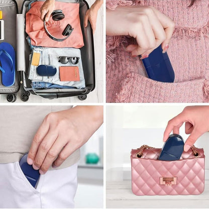 قطّاعة وحافظة حبوب الدواء المحمولة – بتصميم آمن وسهل الاستخدام