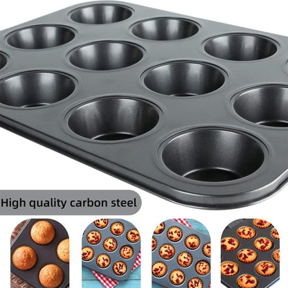 قالب خبز من السيليكون 12 كوب