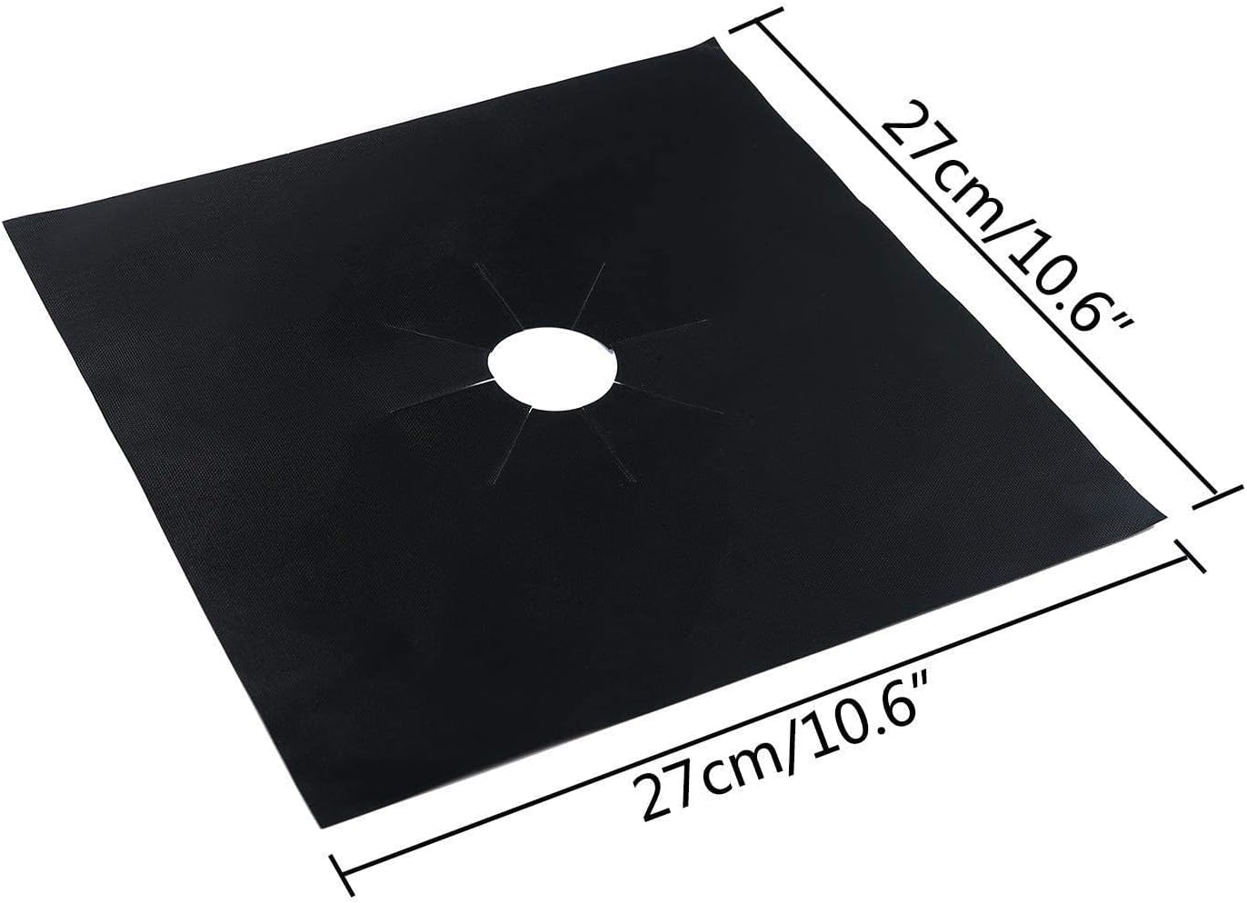 أغطية واقية غير لاصقة لشعلات موقد الغاز – قابلة لإعادة الاستخدام وسهلة التنظيف (عدد 2)
