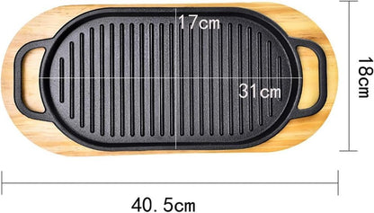 مقلاة شواء غير لاصق – لتسوية شرائح اللحم كبير