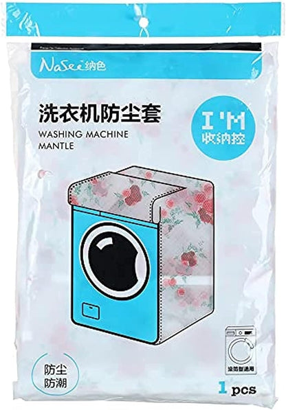 غطاء غسالة بتصميم زهور