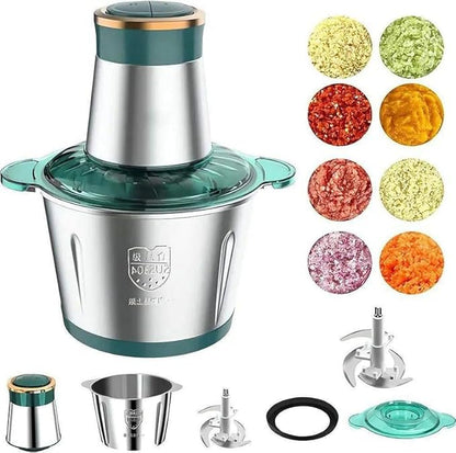 مفرمة لحوم كهربائية من الستانلس ستيل 3 لتر – عالية الأداء