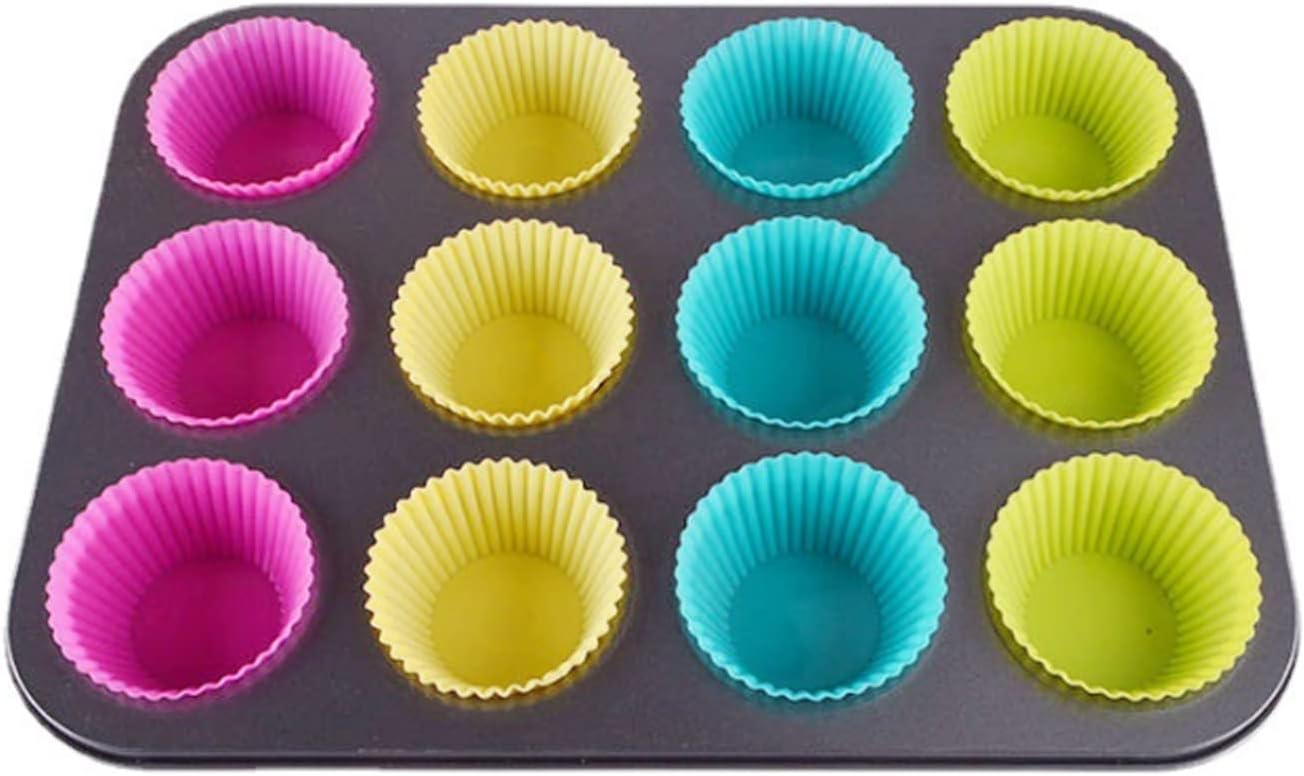 قالب خبز من السيليكون 12 كوب