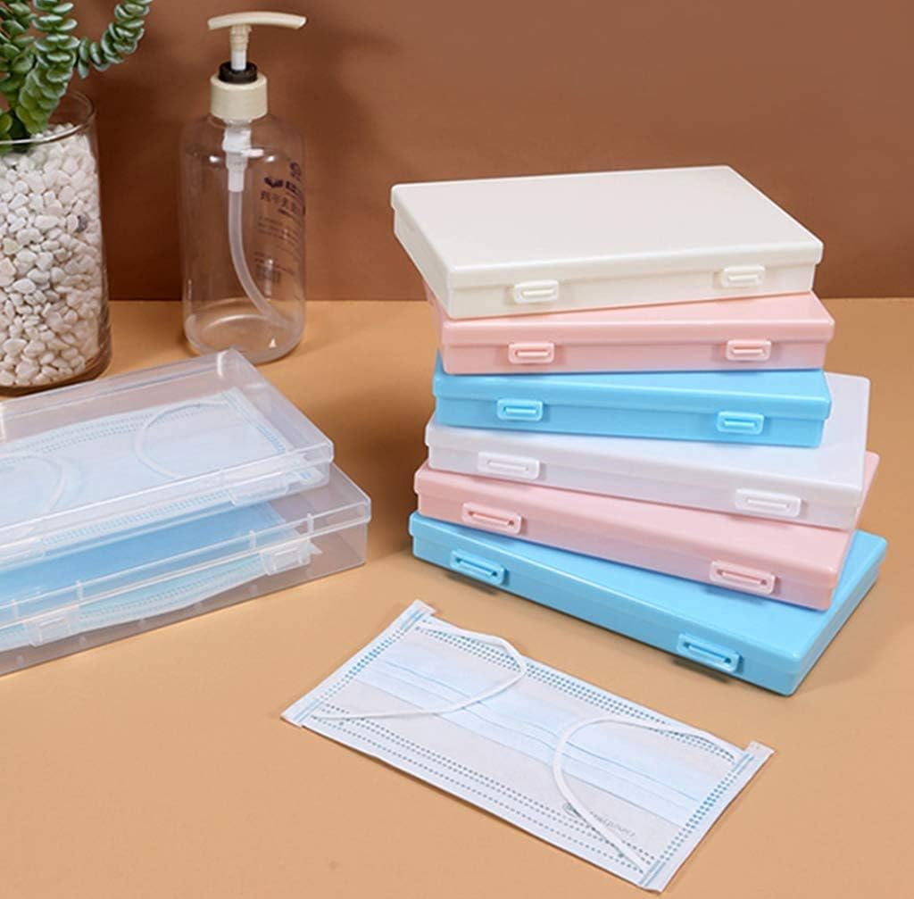 علبة تخزين كمامات محمولة مقاومة للغبار