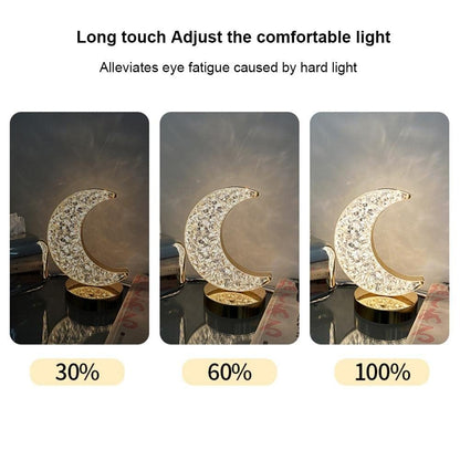 مصباح طاولة - شكل هلال لمسة ديكور مضيئة