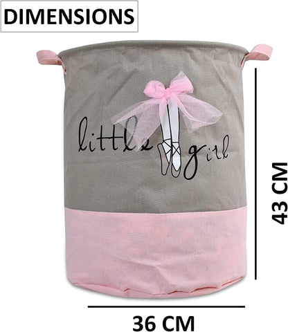 سلة غسيل قابلة للطي – تصميم دائري مقاوم للماء بسعة 45 لتر