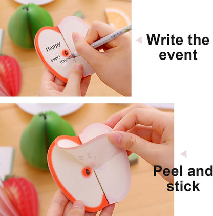 استيكي نوت ثلاثي الأبعاد شكل فواكه