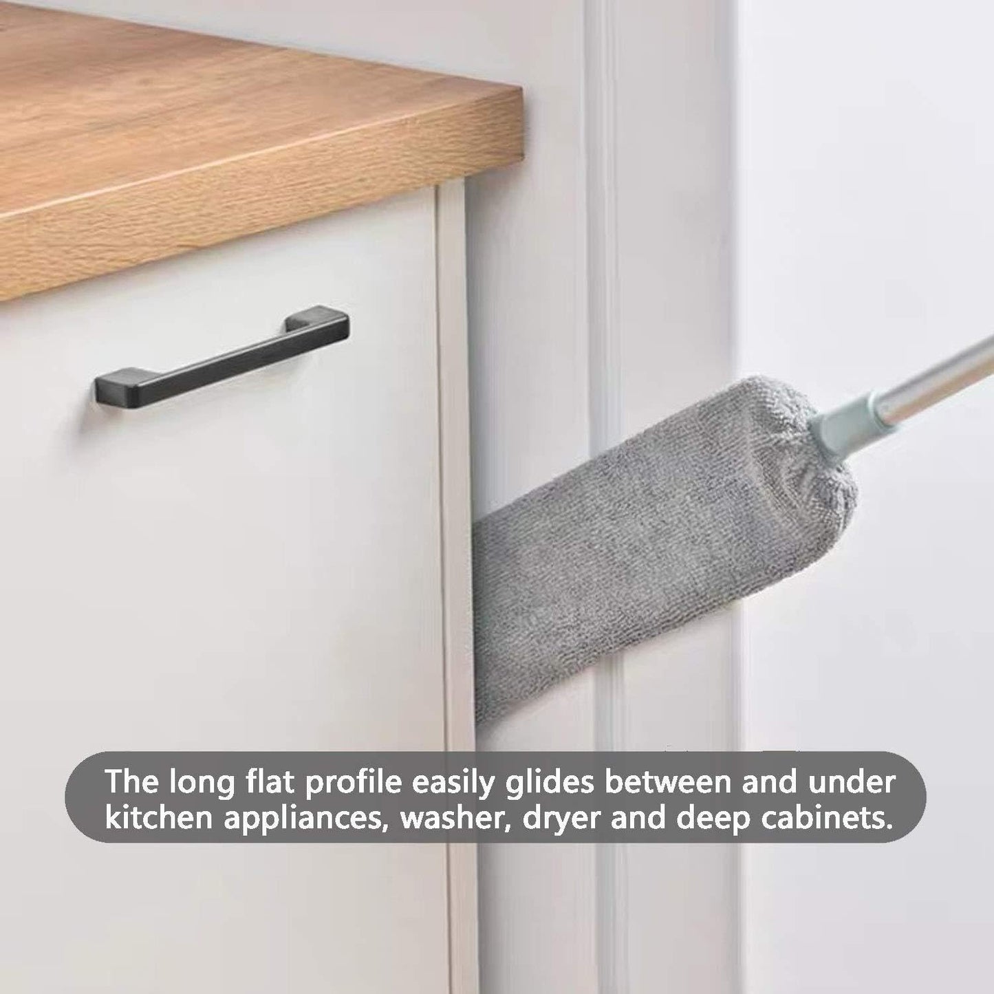 منفضة غبار ميكروفايبر قابلة للتمديد والتنظيف العميق