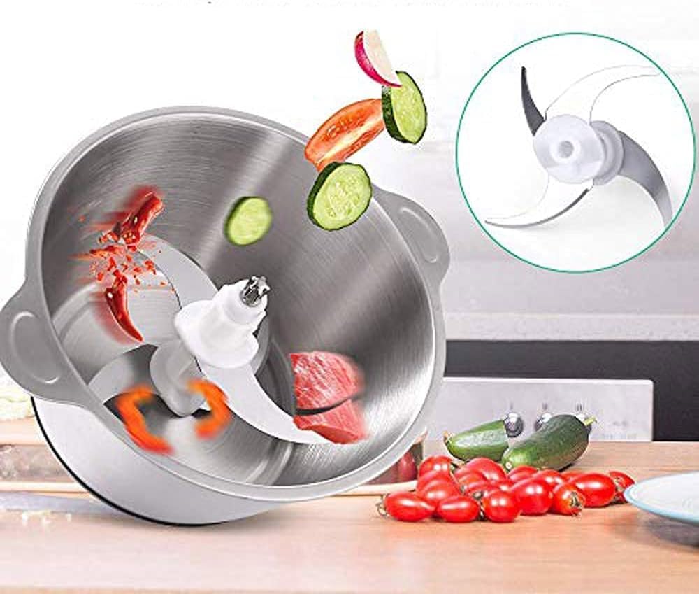 مفرمة لحوم كهربائية من الستانلس ستيل 3 لتر – عالية الأداء