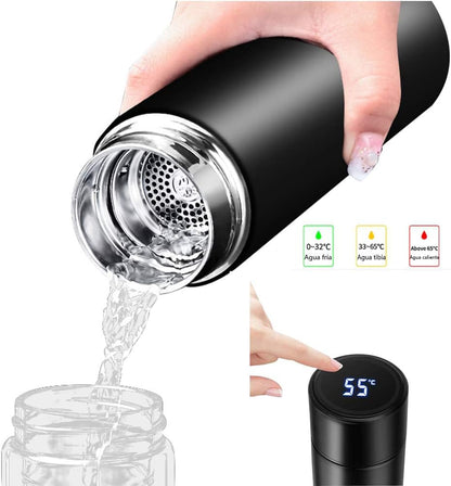 ترمس حراري ذكي مع شاشة LED لعرض درجة الحرارة