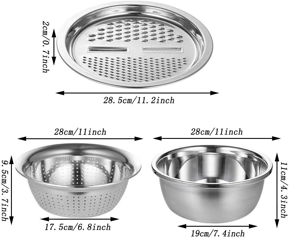 بولة ستانلس ستيل متعددة الوظائف 3 في 1