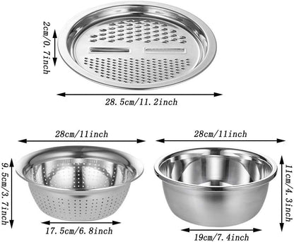 بولة ستانلس ستيل متعددة الوظائف 3 في 1