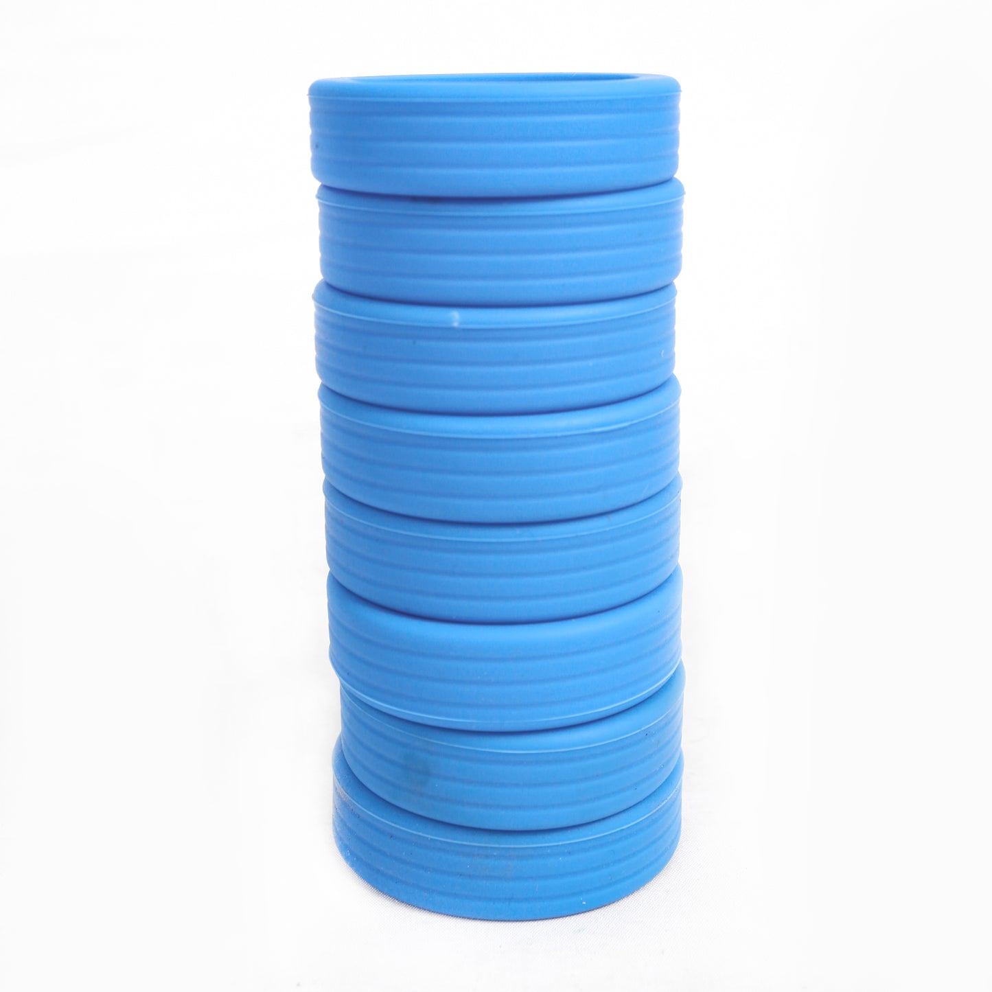 أغطية عجلات الأمتعة السيليكونية السميكة(لون ازرق)