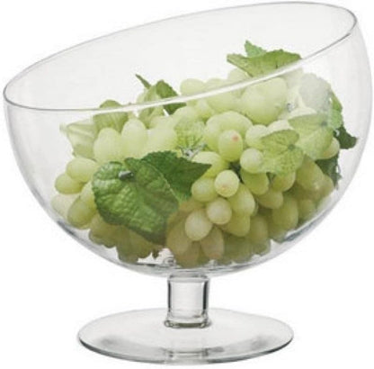 وعاء آيس كريم زجاجي أنيق – قطعة واحدة بتصميم مميز للتقديم