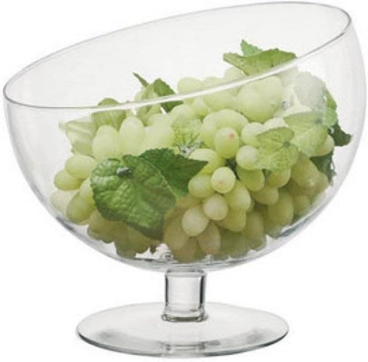 وعاء آيس كريم زجاجي أنيق – قطعة واحدة بتصميم مميز للتقديم