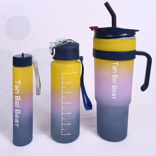 زجاجة مياه 3×1 مدرّجة – مناسبة للمدرسة