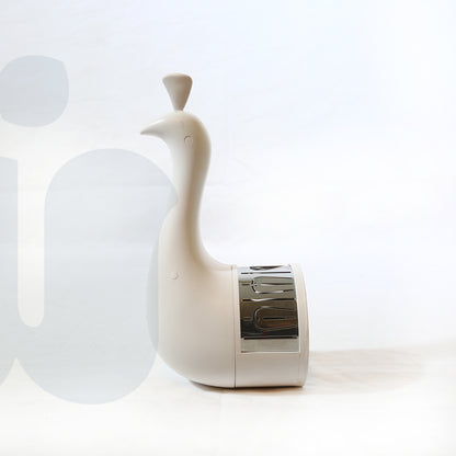 مصباح جداري على شكل طاووس بإضاءة LED متعددة الألوان – مصباح إسقاط ليلي مع جهاز تحكم عن بُعد وشحن USB