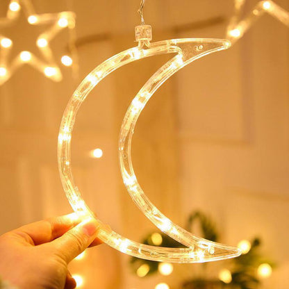 ستاره هلال مفرغ ونجمه منفوخه