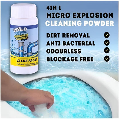 محلول تسليك الصرف – مسحوق بتركيبة متخصصة