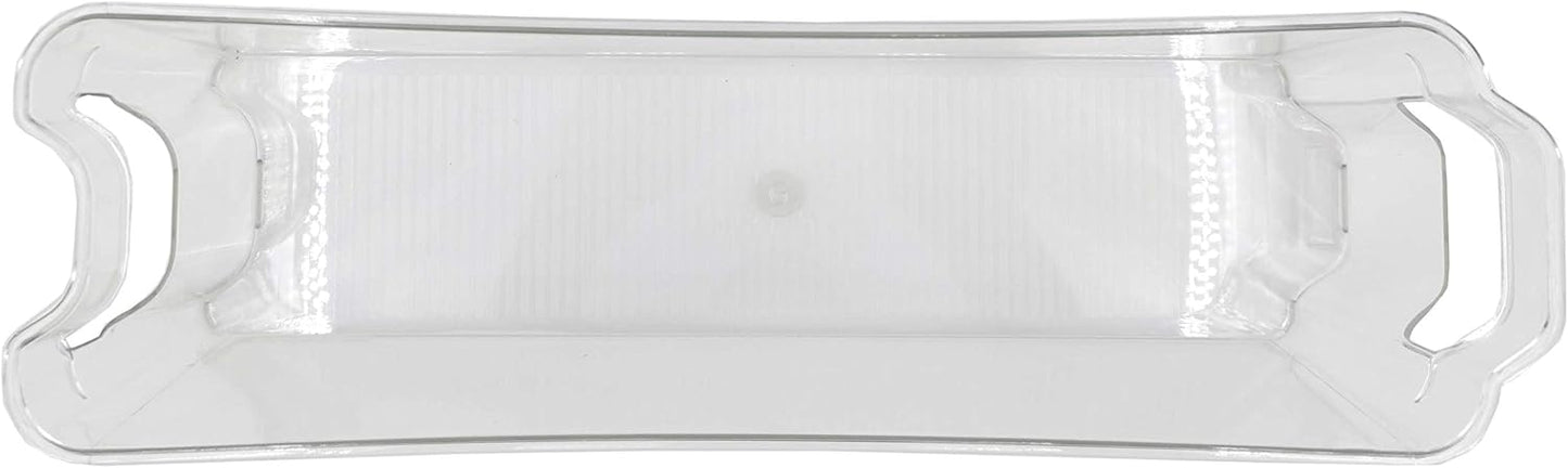 صندوق تنظيم الثلاجة والتخزين الشفاف من الأكريليك