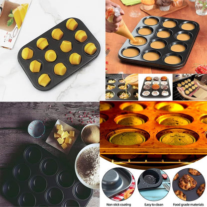 قالب خبز من السيليكون 12 كوب