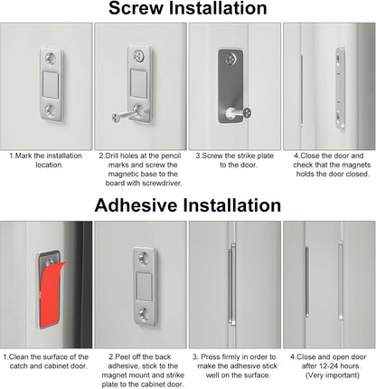قفل باب مغناطيسي من جايواي مجموعة من 4 قطع