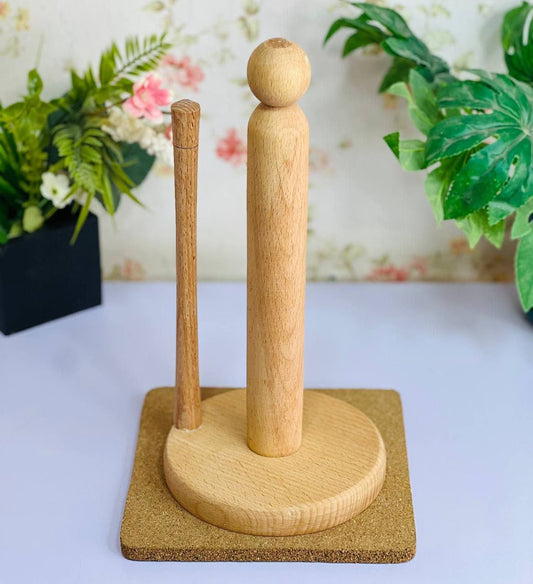 حامل مناديل خشب