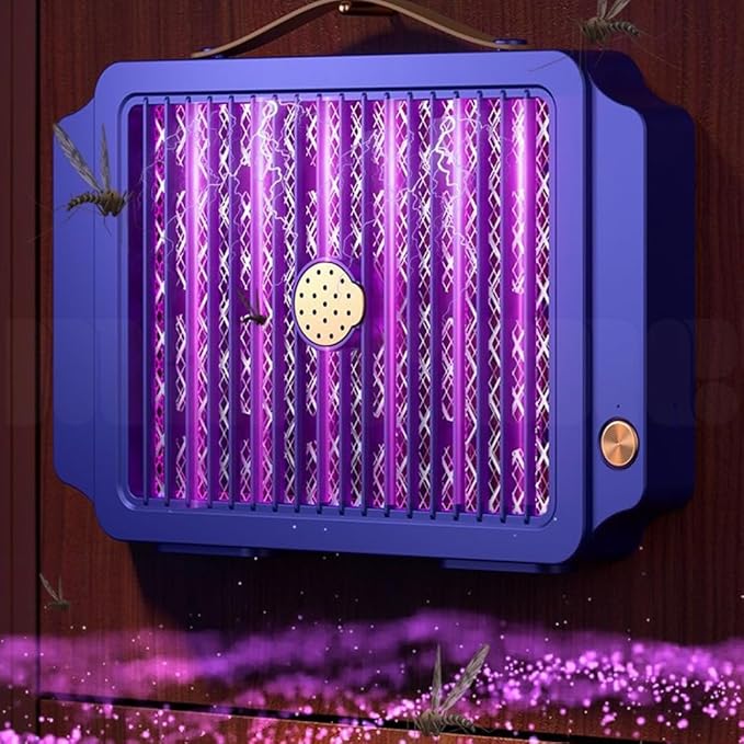 مصيدة ناموس كهربائية داخلية بضوء LED – قاتل حشرات وذباب فعال