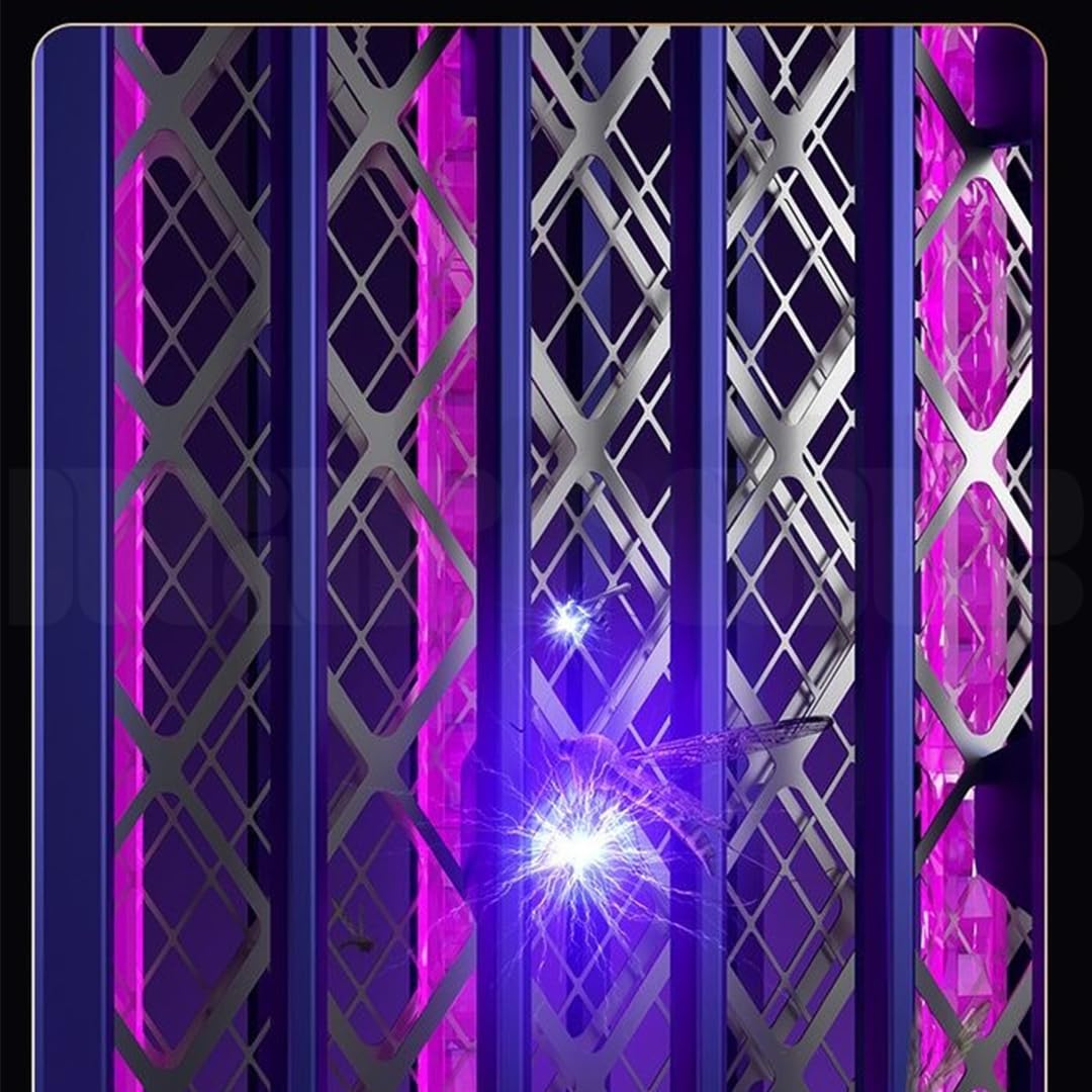 مصيدة ناموس كهربائية داخلية بضوء LED – قاتل حشرات وذباب فعال