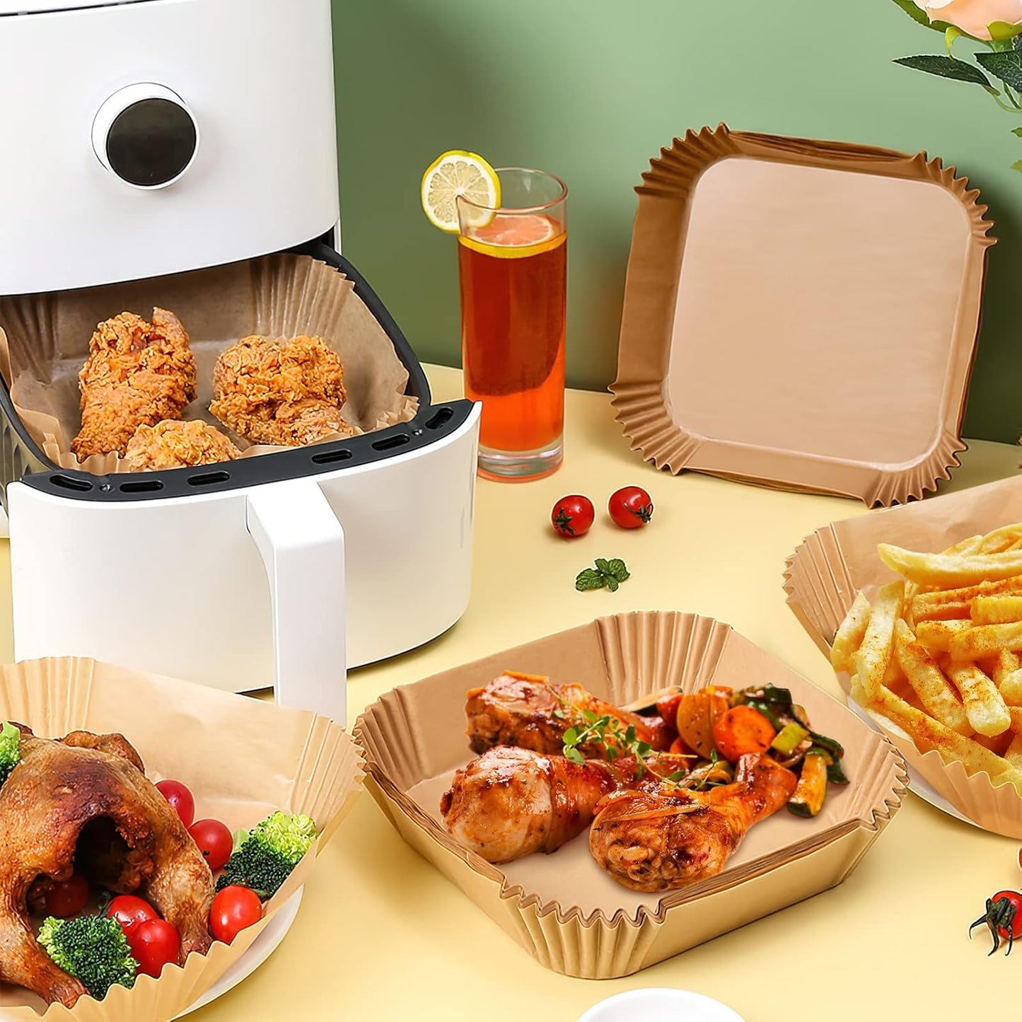 ورق ايرفراير غير لاصق (50 قطعة)