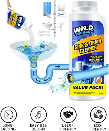 محلول تسليك الصرف – مسحوق بتركيبة متخصصة