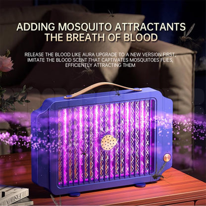 مصيدة ناموس كهربائية داخلية بضوء LED – قاتل حشرات وذباب فعال