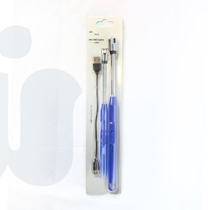 ولاعة غاز كهربائية قابلة لإعادة الشحن عبر USB – برقبة مرنة وتصميم طويل لإشعال الشموع والموقد