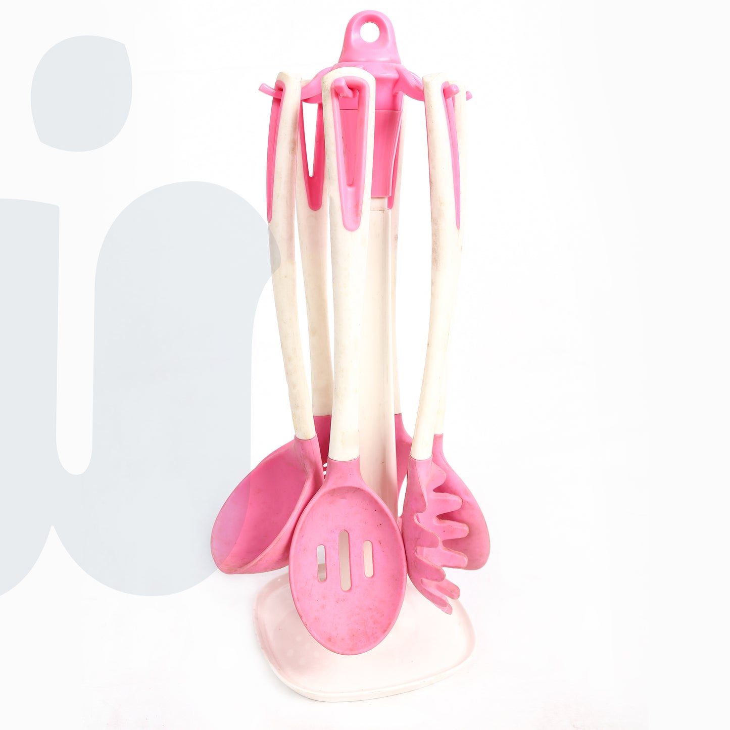 طقم أدوات مطبخ سيليكون احترافي – ملعقة شوربة وأدوات طبخ متعددة الاستخدام(قطعه واحده)