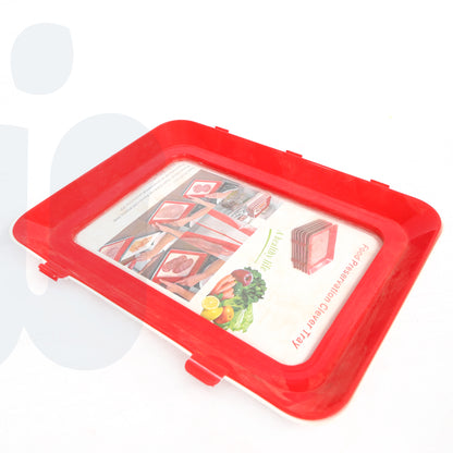 صينية حفظ طعام وفواكه بغطاء محكم