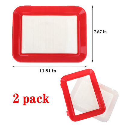 صينية حفظ طعام وفواكه بغطاء محكم