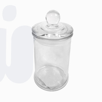 برطمان تخزين زجاجي محكم الغلق مع غطاء مقاوم للرطوبة