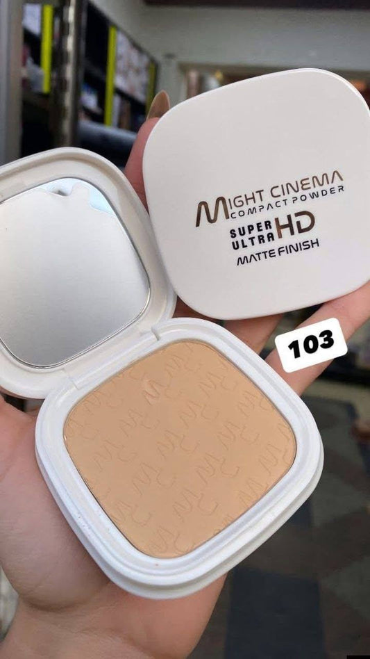 بودر وجه مضغوطة لملمس حرير بدون لمعان