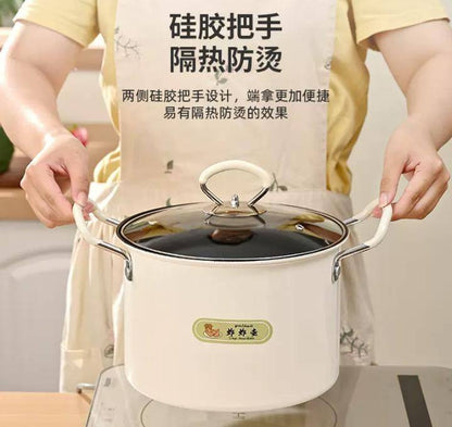 حلة تحمير تيفال جامبو بالباسكت والغطاء الزجاجي