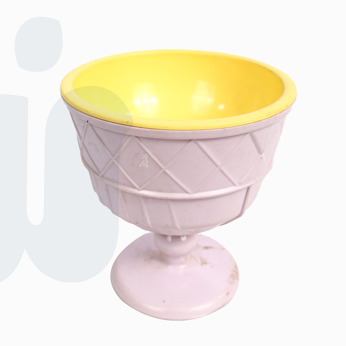 طقم كؤوس آيس كريم تركي مع ملاعق متعددة الألوان (قطعه واحده)