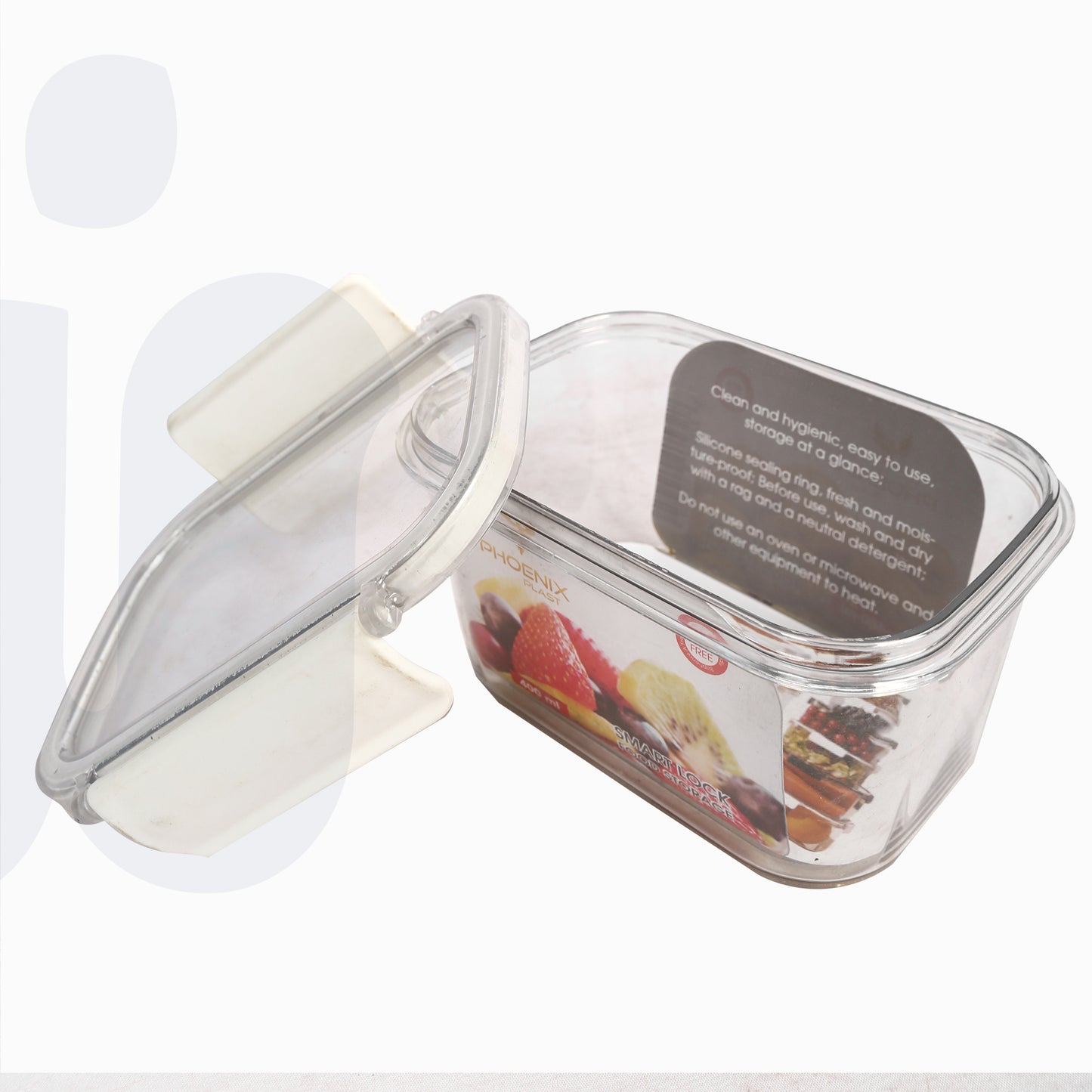 صندوق طعام زجاجي محكم الإغلاق