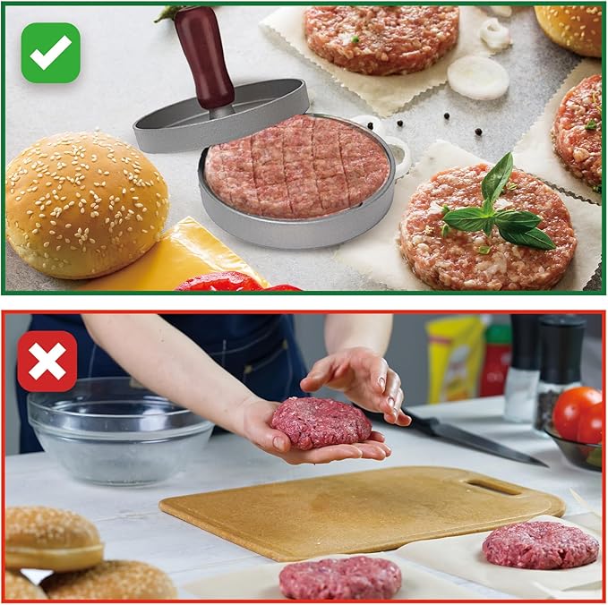 قالب لعمل البرجر - غير لاصق