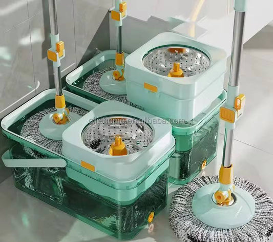 جردل دوار أكريليك مع حلة استانلس