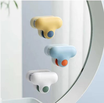 مسّاحة مرايا وزجاج سيليكون صغيرة على شكل حرف T – لتنظيف الأسطح بسهولة